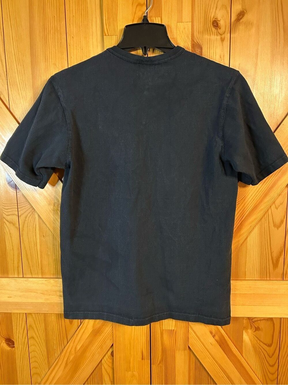 Vintage 90’s Champion Patch Black Shirt Size Medium Mens (0168) Read - Picture 5 of 7